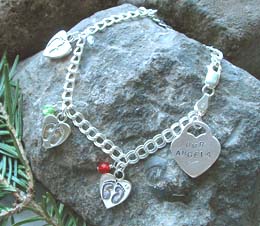 Baby Loss, Stillbirth and Miscarriage Memorial Charm Bracelet