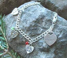 Baby Loss, Stillbirth and Miscarriage Memorial Charm Bracelet