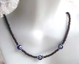 protection necklace - healing beads